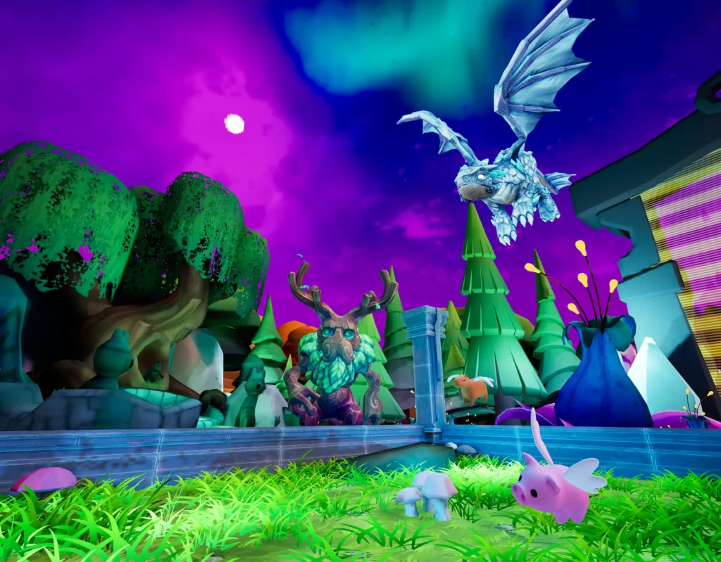 Virtual reality game artwork