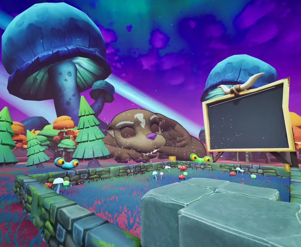 Virtual reality game artwork